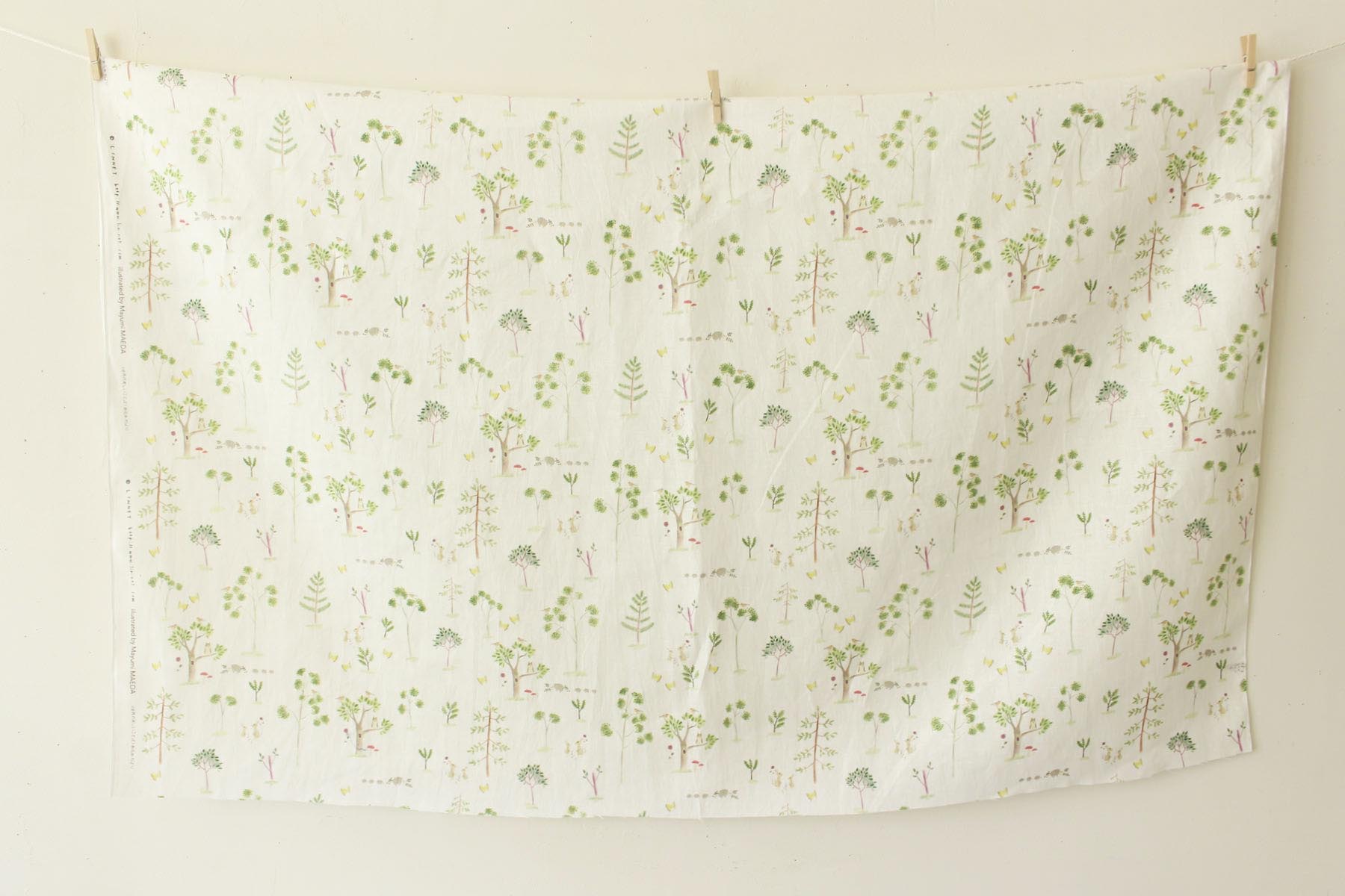 LINNET linen print Viola LINNETリネンプリント<br>木々